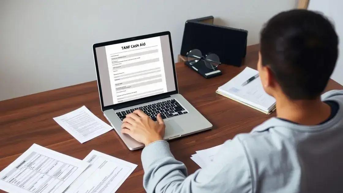 Step-by-step guide to apply for TANF cash aid online