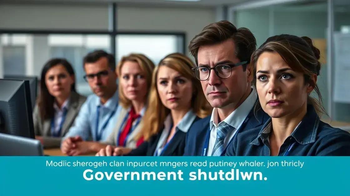 How a shutdown disrupts federal employees