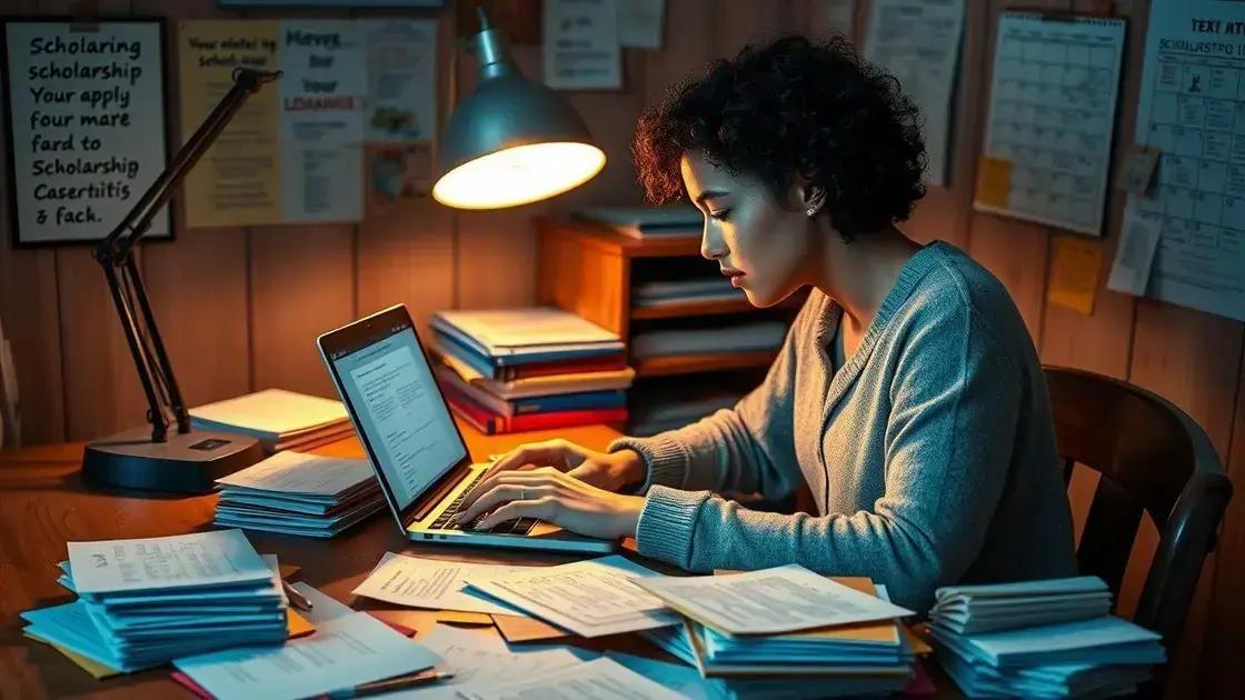 How to apply for scholarships effectively