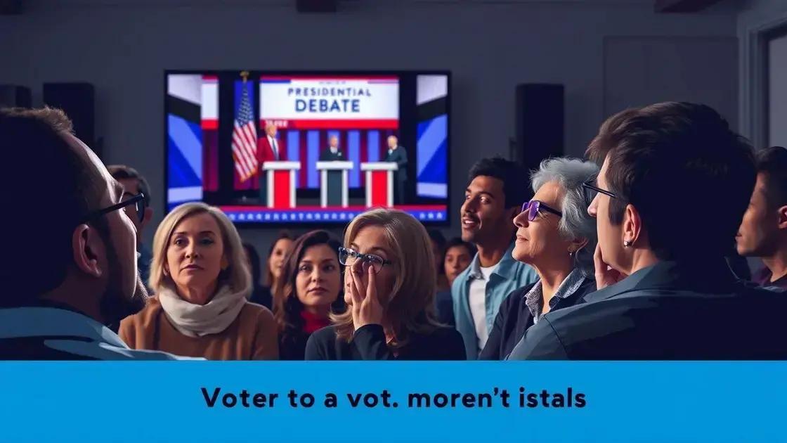 Voter reactions and insights Voter reactions and insights