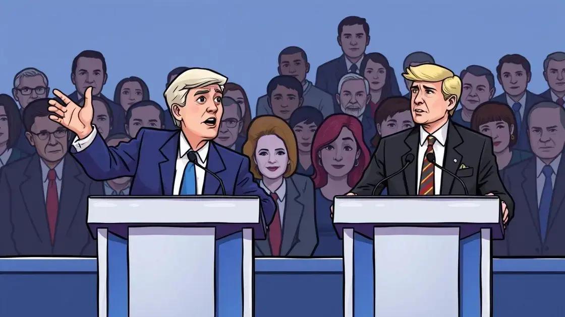 Major players in the debate landscape